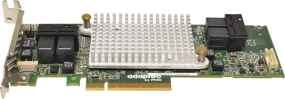 Adaptec ASR-81605ZQ 12Gbs PCIe x8 SAS/SATA RAID Controller TCA-00351-01-B BBU LP - Bild 4 von 4