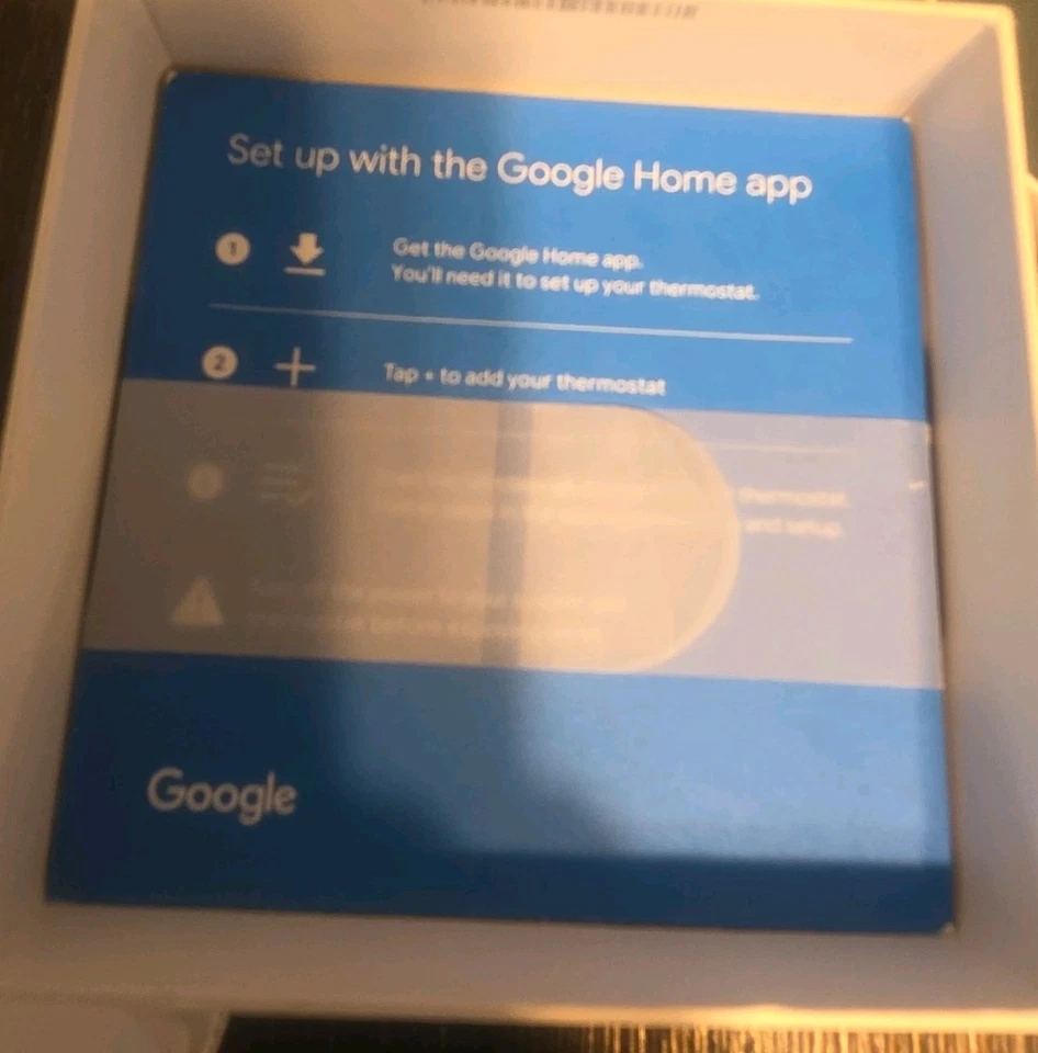 Google Nest Thermostat G4CVZ Programmable Wi-Fi Thermostat - Snow - Image 3 of 4