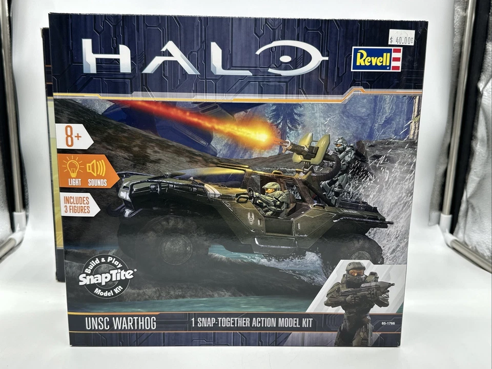 Revell Halo UNSC Pelican & UNSC Warthog Model Kits 85-1767 & 85-1766 - Image 4 of 4