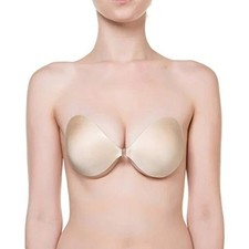 NuBra SE998 Seamless Push Up Strapless Bra Fair C Cup MADE IN USA - NEW IN BOX
