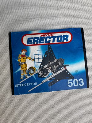 Meccano - 503 - Aufrichter Set und Anleitung
