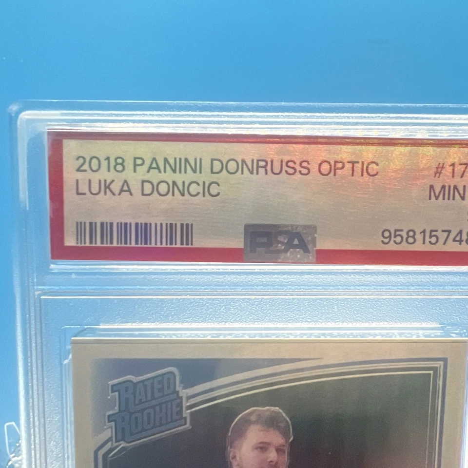 2018-19 Panini Donruss Optic 评级新秀 Luka Dončić 177 RC PSA 9 NBA 总决赛 — 第 2/4 张图片