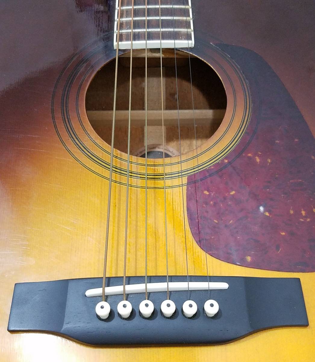 ヴィンテージ MorrisアコースティックギターMF-306TS Acoustic Guitar Morris MF-306 TS 1998 Folk Sunburst S/N