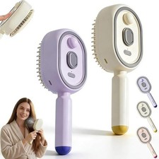 Electric Steam Brush for Hair Anti-Tangle Air Cushion Massage Comb Rechargeable
