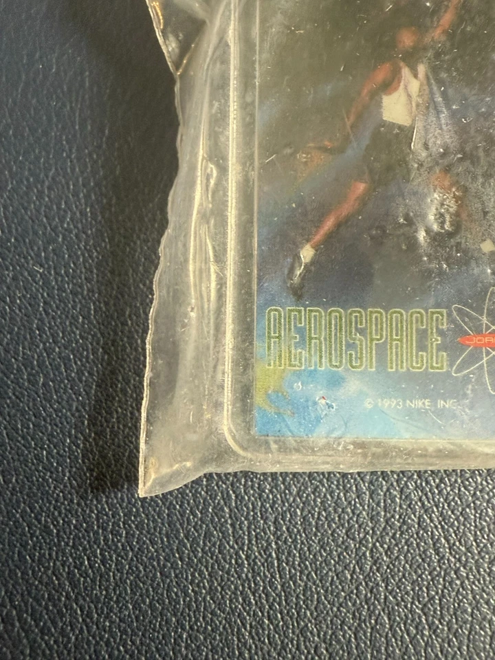 1993 Nike Майкл Джордан аэрокосмический брелок 🔥РЕДКАЯ ВИНТАЖНАЯ ОРИГИНАЛЬНАЯ УПАКОВКА 🔥 - Изображение 2 из 4