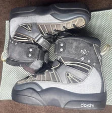 Deshi Dk1 Aggressive Inline Skates US Size 13 Boot Rollerblade Black Grey MINT!!