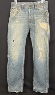 Men s Diesel Diesel Denim Jeans LARKEE-T Regular Tapered Size 30x32 Made Italy 