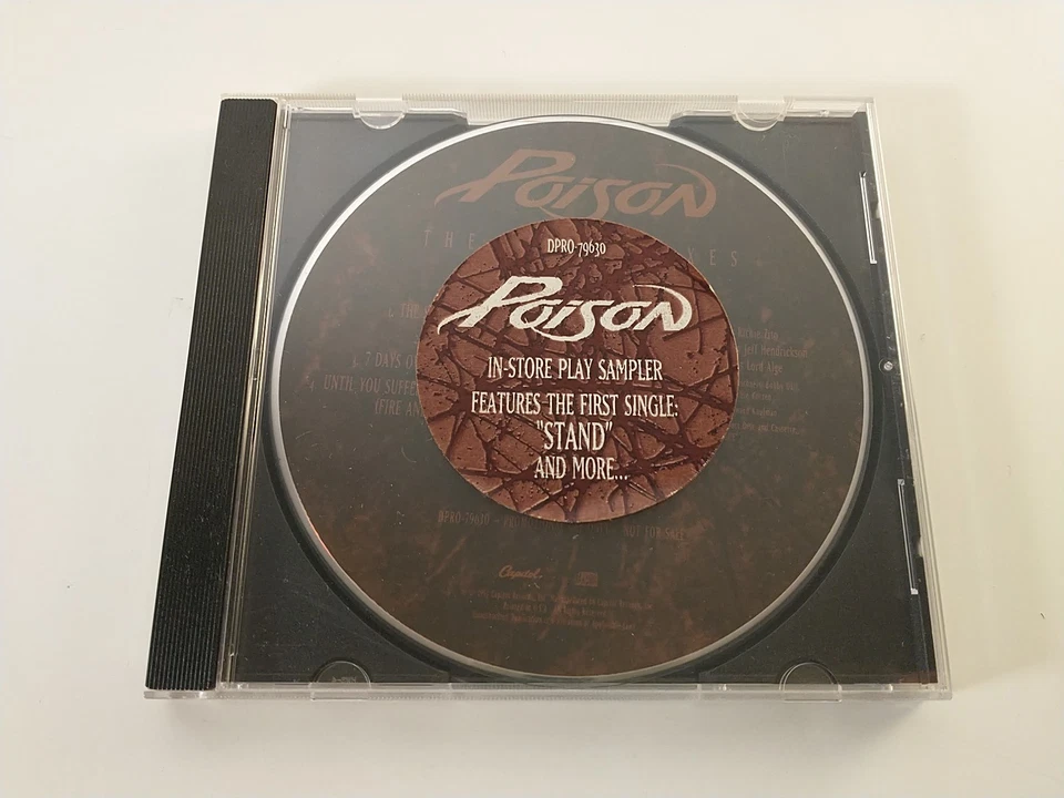 Poison   The Rough Mixes Capitol Records ‎DPRO-79630 US Promo CD 1993 near mint - Bild 2 von 4