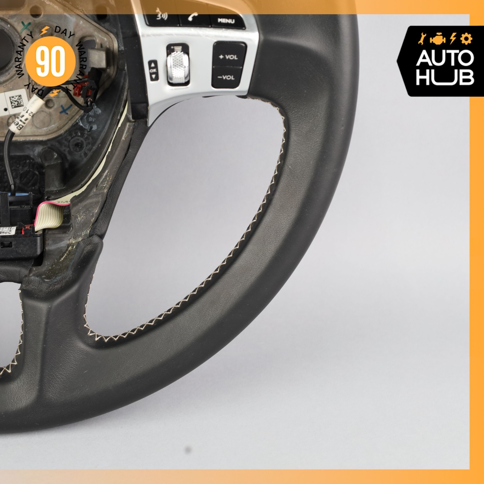 08-18 Bentley Continental GT GTC Flying Spur Driver Steering Wheel Leather OEM