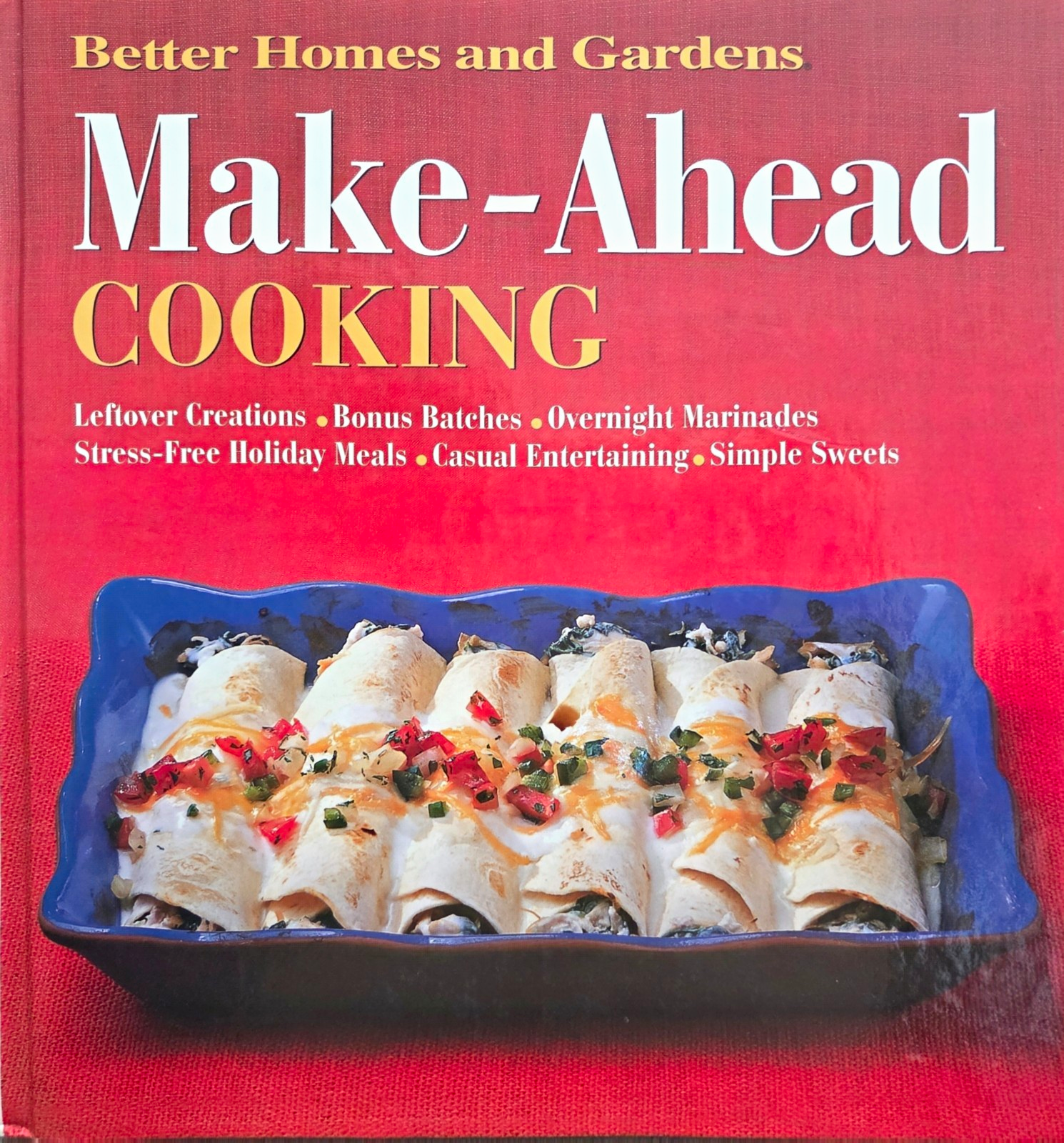 Better Homes and Gardens Make-Ahead Cooking (Hardcover) Cookbook 0078