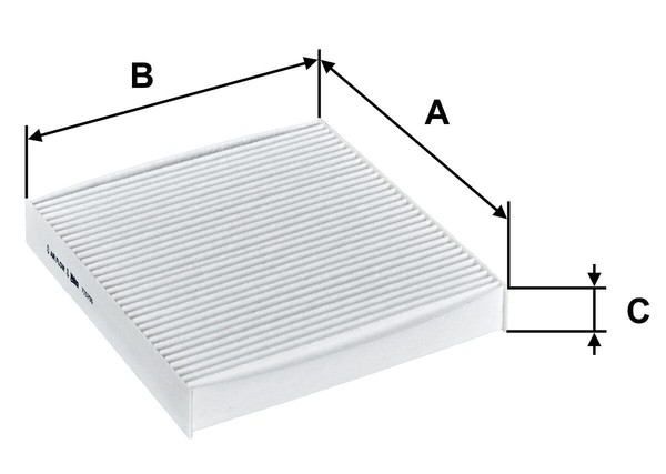 Filter Innenraumluft Valeo 715755 FÜR Abarth FÜR Fiat Lancia Innenraumfilter-image