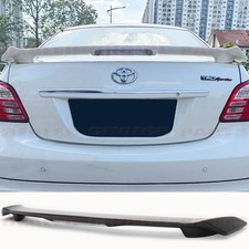 For 2007-2009 2010 2011 2012 Toyota Yaris Sedan Trd Style Spoiler Wl Unpainted