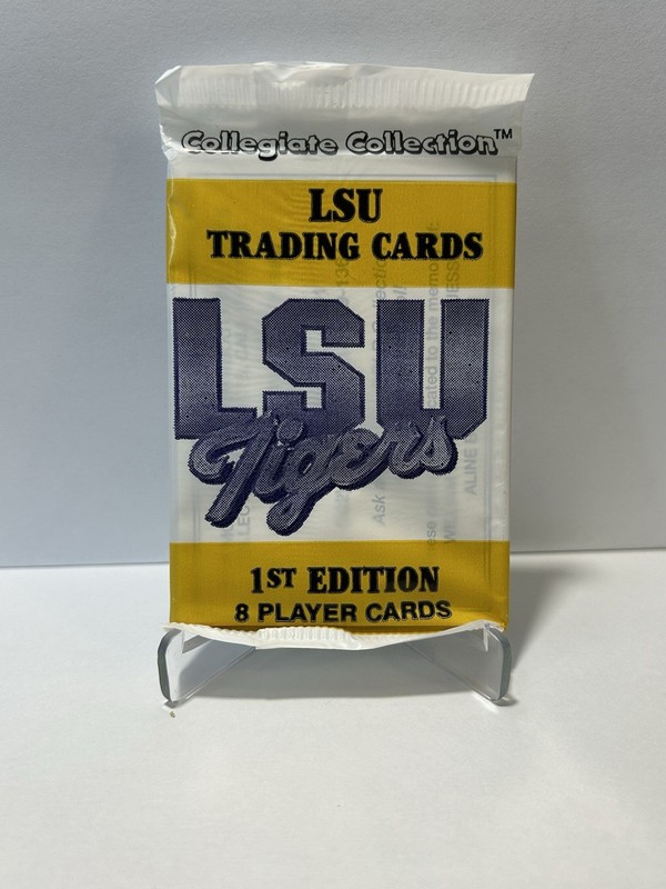 Collegiate Collection LSU Tigers 1993 1st Edition Sealed Pack - 8 NCAA Cards