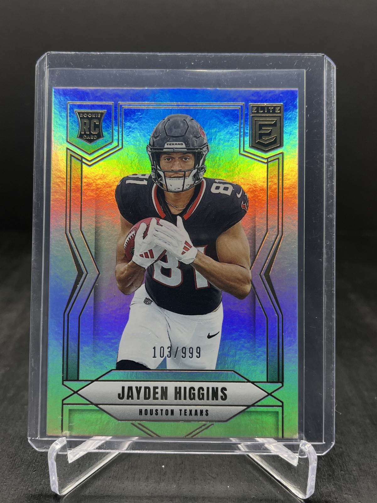 2025 Panini Donruss Elite Football Jayden Higgins RC Rookie 103/999 #134