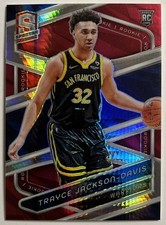 2023-24 Spectra Trayce Jackson-Davis Rookie International Red Prizm Golden State