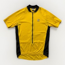 Vintage Cannondale Cycling Jersey Yellow Men’s Large Made in the USA