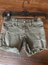 abercrombie kids Size 7/8 Army Green Shorts Frayed Gem