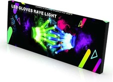12-Color LED Light-Up Gloves   Fun Glow Toy for Kids Ages 5  12