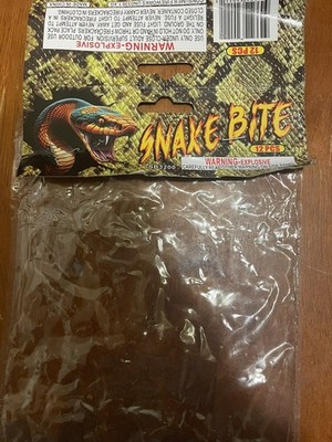 Snake bite firework label  Art 