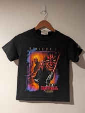 Vintage 90s Star Wars Episode 1 Darth Maul The Darkside T Shirt Lee Sport Youth