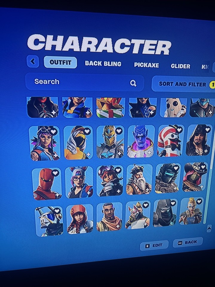 OG BLACK KNIGHT 350+ SKINS ACCOUNT FOR SALE, MAKO GLIDER, AC/DC PICKAXE ...