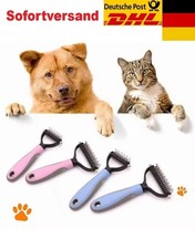 Hundebürste Unterwolle Langhaar Unterfellbürste Entfilzer Striegel Kamm Katze*
