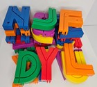 1988 Playskool Sesame Street Alphabet Roadway No Box Complete except 4 signs VTG