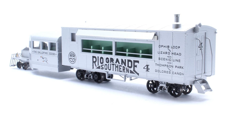 PRECISION 'ON30' GAUGE 424 RIO GRANDE 'GALLOPING GOOSE' #4 LOCOMOTIVE *DCC SOUND - Image 3 of 4