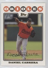 2008 Topps Gold Foil Daniel Cabrera #341 0t5