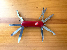 Victorinox Swiss Army Knife Midnight Mini Champ Red 58mm 13 Functions New Scales
