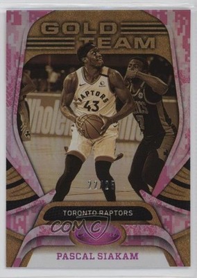 2020-21 Certified Gold Team Mirror Camo 22/25 Pascal Siakam #28 7y2