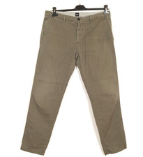 HUGO BOSS CRIGAN3 Herren Chino Hose Größe50 W34 L31 Regular Fit Braun Stretch