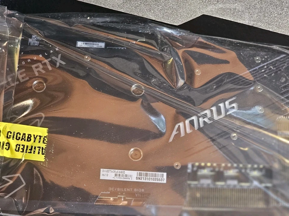 Gigabyte RTX 3070 Ti AORUS Master 8GB 256-Bit GDDR6X PCI-E 4.0 GPU NEVER USED! - Image 4 of 4