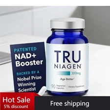 300mg Niagen NAD Supplement – Anti Aging + Cell Regeneration (90 Capsules)