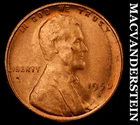 1950-S Lincoln Wheat Cent - Red Choice Gem Brilliant Unc  No Reserve  #K4314