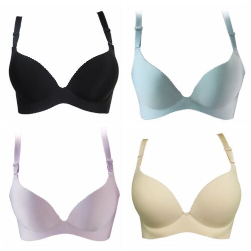 Sujetador Super Boost Push Up Acolchado Alambre Sin Talla 32 34 36 38 A B C Copa Todos los Colores - Imagen 8 de 24