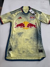 Authentic New York Red Bulls Soccer Yellow 2023/24 Away Jersey XS Daniel Patrick