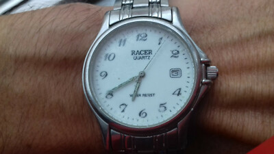 Racer Orient DIVER M12707-00 CA 10 ATMOS W.R WATCH VINTAGE QUARTZ MONTRE UHR