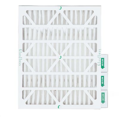 Glasfloss ZL 20x25x4 MERV 10 Pleated Air Filters. Qty 4.  Exact Depth: 3.75''
