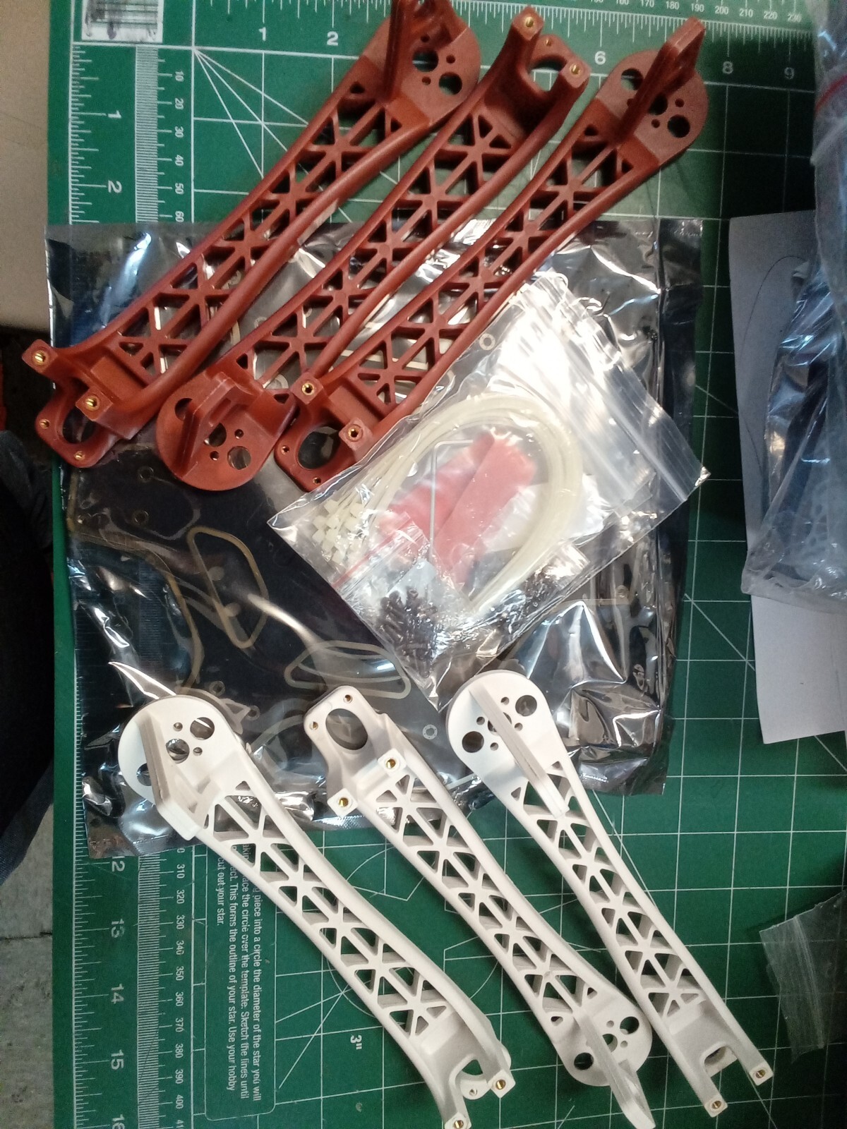 V2 F550 DRONE HEXACOPTER WHEEL ARMS Power Distribution Board (PDB) KIT