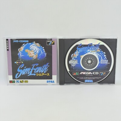 SIM EARTH Sega Mega CD 2080 mcd