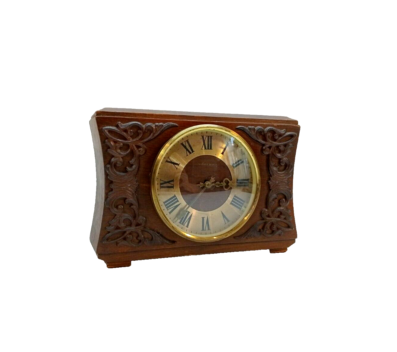 Wooden Mantel Clock Vesna Retro Clocks, USSR Clock Vesna, Soviet Clock Rare eBay