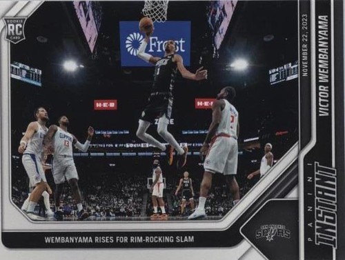 2023 PANINI INSTANT LEBRON JAMES/VICTOR WEMBANYAMA 1/5496 SP #371