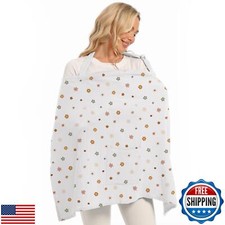 Wimst Muslin Nursing Cover Breastfeeding for Women, Soft and Breathable Breas