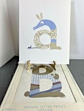 Pottery Barn Complete Set of Animal Letters Nursery Child Room Craft Name Z141