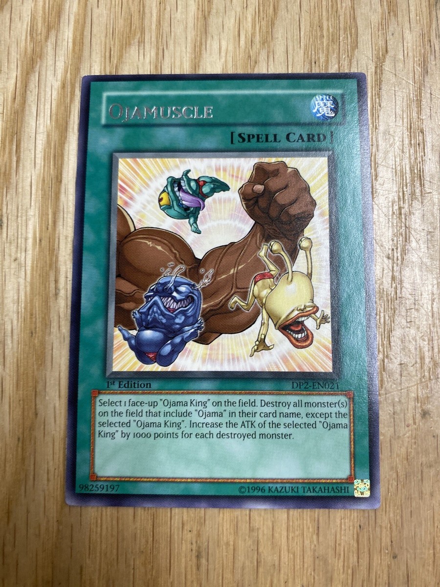 1996 Yu-Gi-Oh First Edition Ojamuscle Rare Card Lot Of 4 | eBay