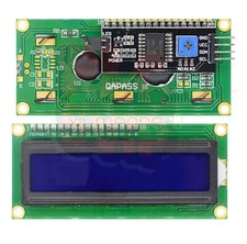 IIC/I2C/TWI/SP I Serial Interface 1602 16X2 Character LCD Module Display Blue
