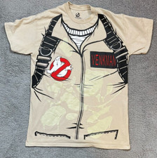 Ghostbusters Shirt Adult Medium Venkman Slime Halloween Graphic Tee 80s Retro