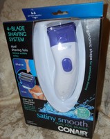 Conair Satiny Smooth Dual Foil Shaver Purple/white Model- Lwd375cb Conair Satiny Smooth Dual Foil Shaver Purple/white Model- Lwd375cb