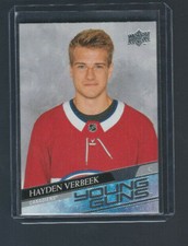2020-21 Upper Deck Young Guns Rookie Card # 714 Hayden Verbeek